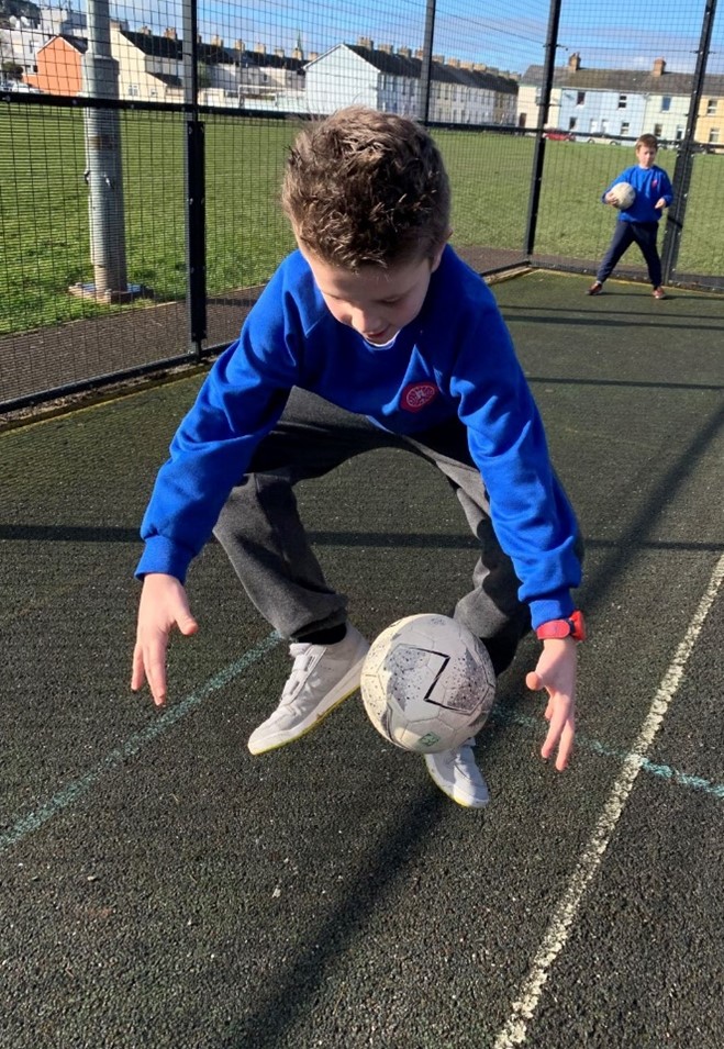 Football freestyler inspires next generation of players